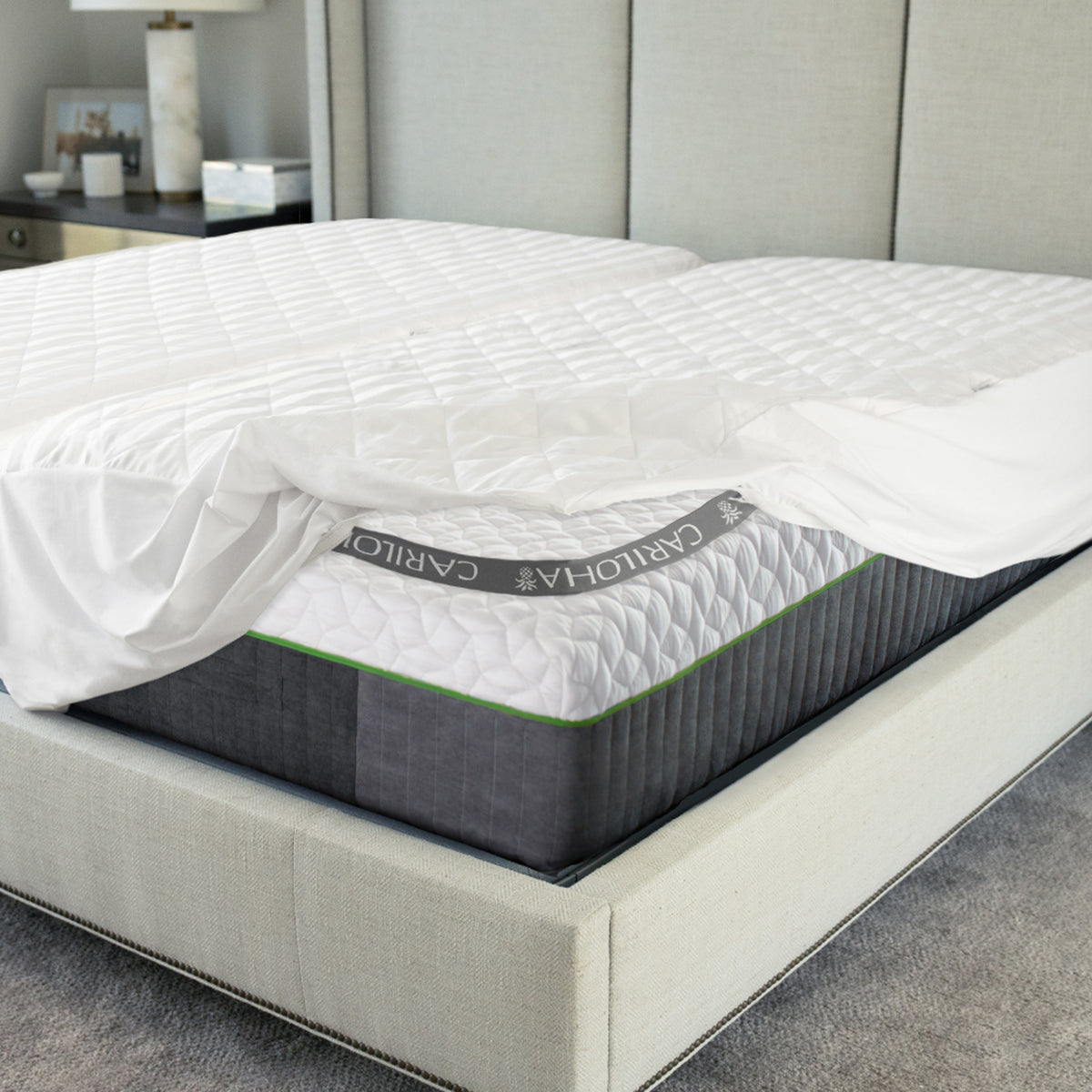 Cariloha Bamboo Quilted Mattress Protector