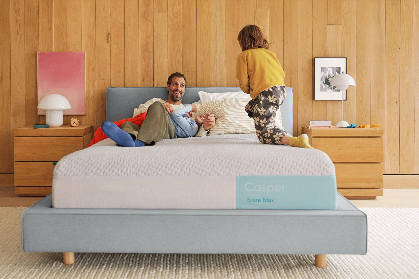 Casper mattress in a bedroom